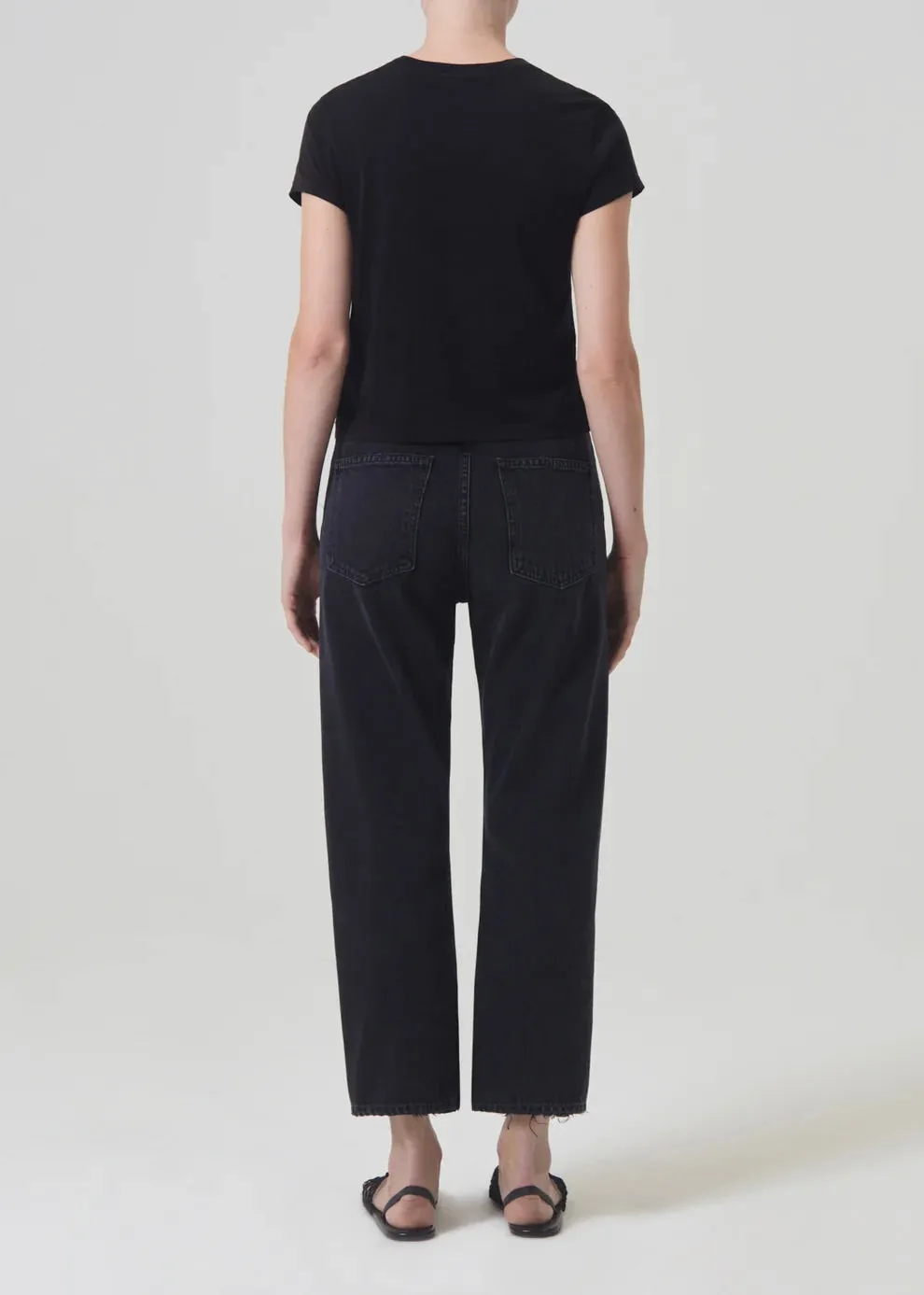 90's Crop Pant (Organic Cotton) - Tar