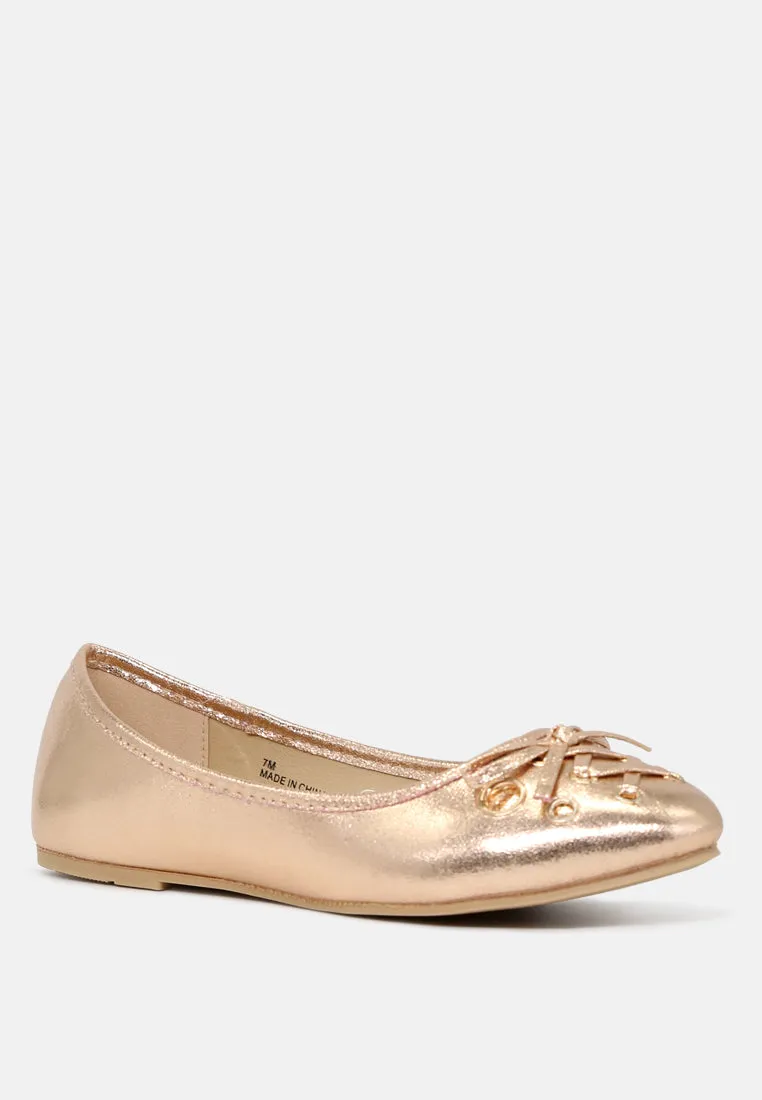 Brittany Ballerina Flats With Bow