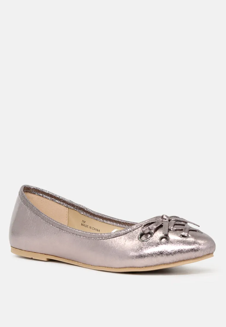 Brittany Ballerina Flats With Bow