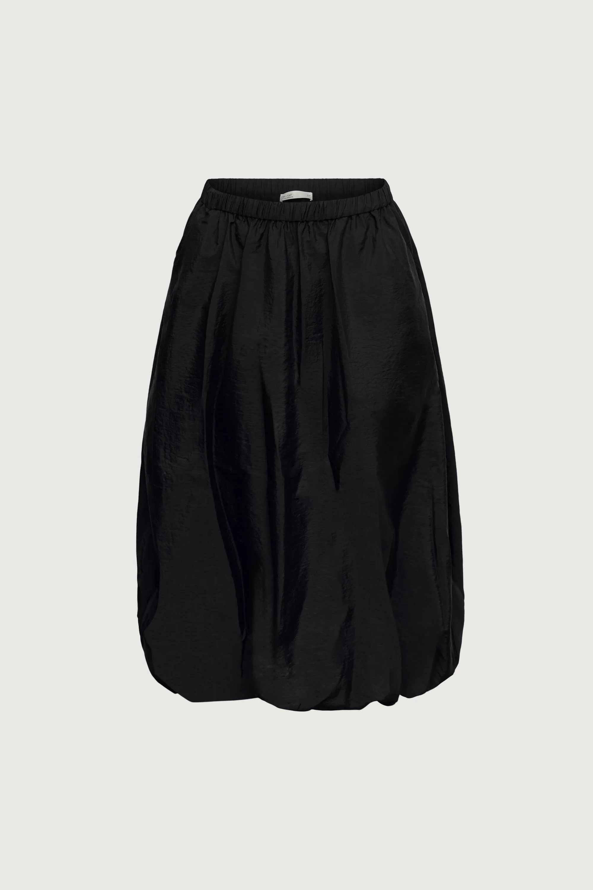 BUBBLE HEM MIDI SKIRT