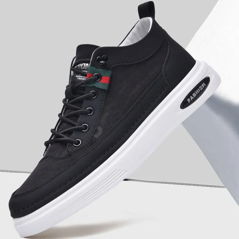 Cameron – Breathable Sneakers with Solid Color Design