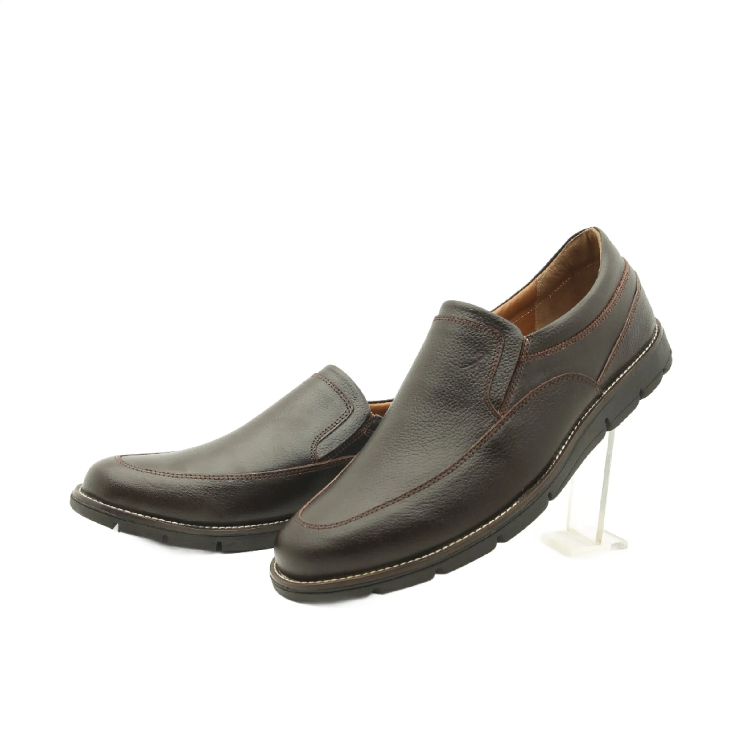 Capital Footwear - Men - Leather Loafers - Deep Brown