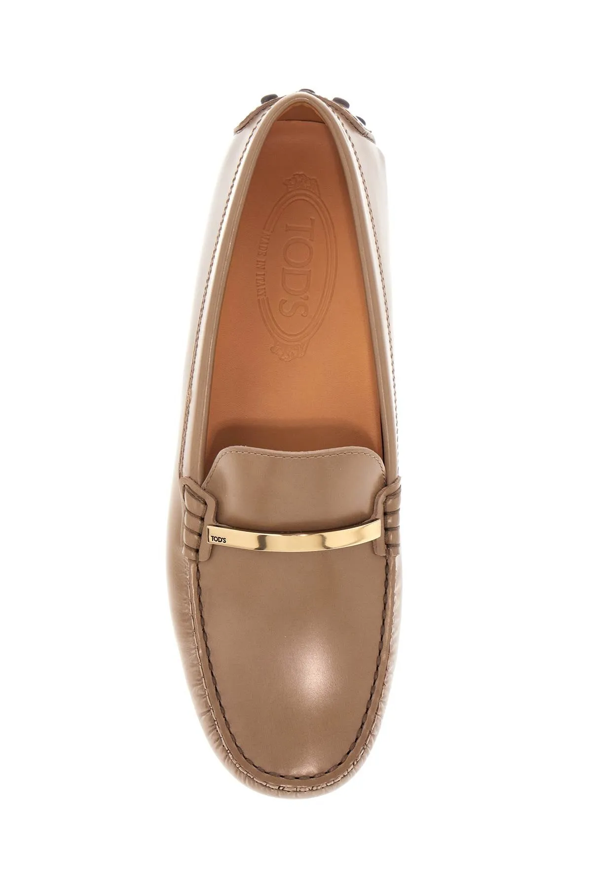 CAPPUCCINO LEATHER DRIVING MOCCASIN