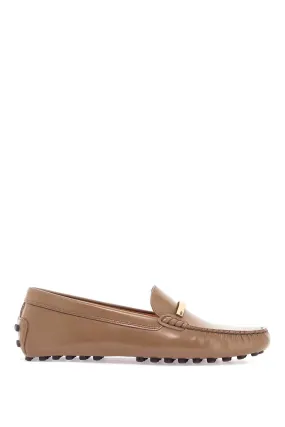 CAPPUCCINO LEATHER DRIVING MOCCASIN