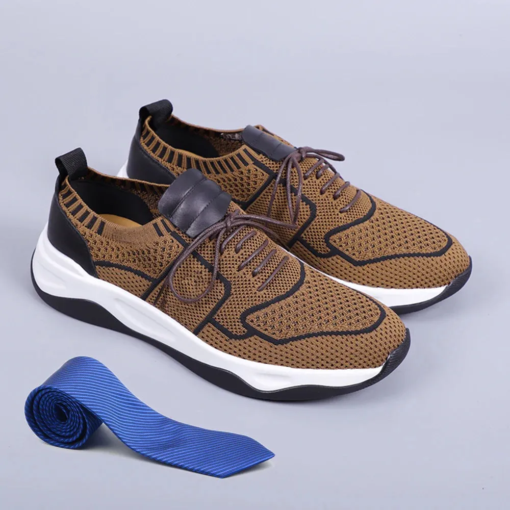 Comfortable Soft Knitted Fabric Sneakers