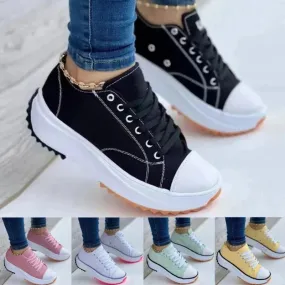 Francesca - Stylish Breathable Platform Sneakers for Women