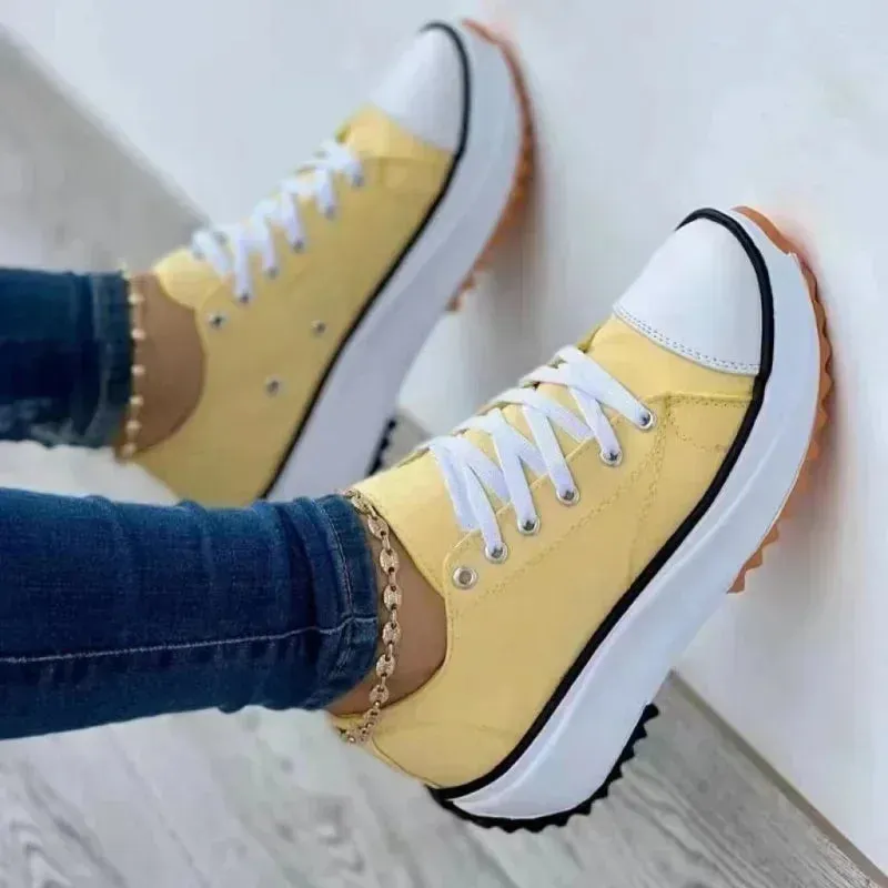 Francesca - Stylish Breathable Platform Sneakers for Women