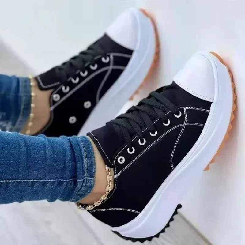 Francesca - Stylish Breathable Platform Sneakers for Women