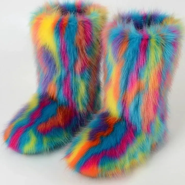 Furry Fur Boots