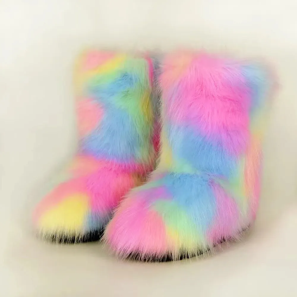 Furry Fur Boots