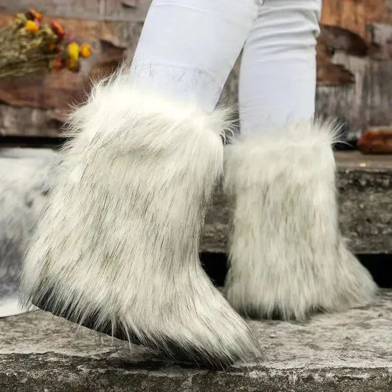 Furry Fur Boots