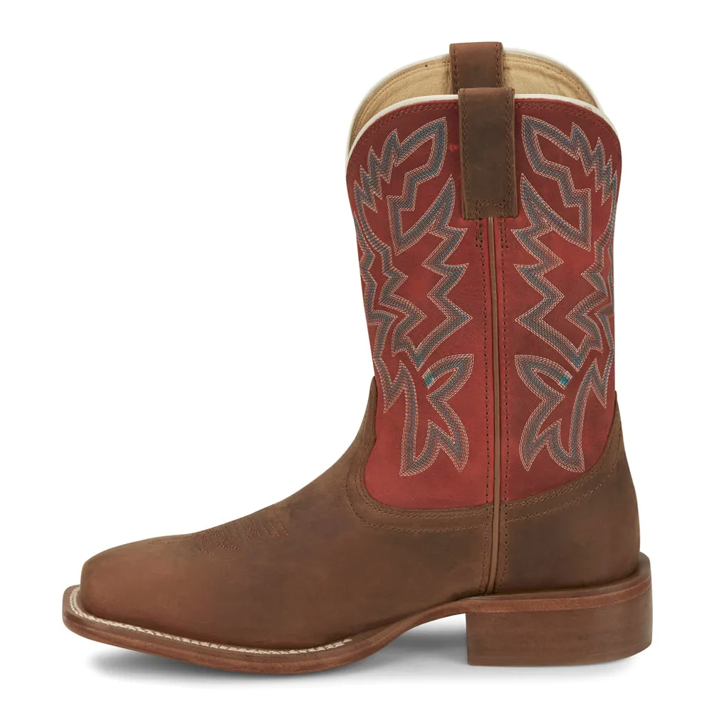 Jackpot 11" Wide Square Toe Cowboy Boots