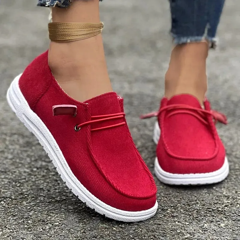 Lucinda - Breathable Canvas Sneakers for Women