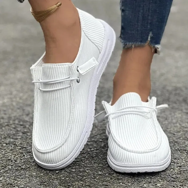 Lucinda - Breathable Canvas Sneakers for Women