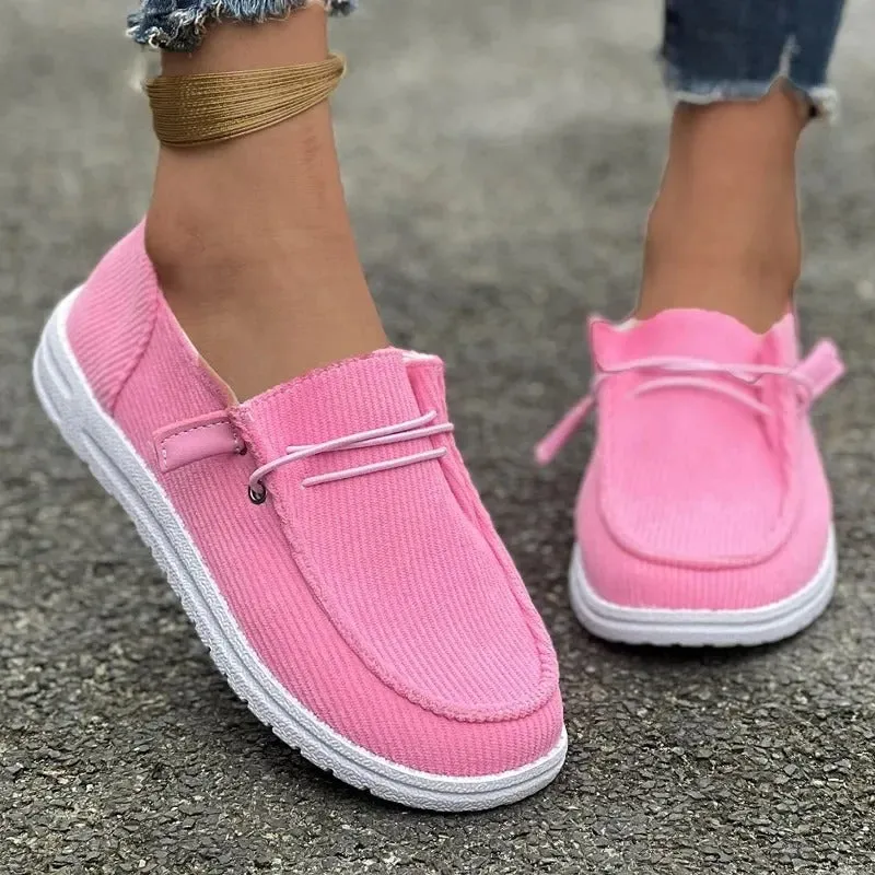 Lucinda - Breathable Canvas Sneakers for Women