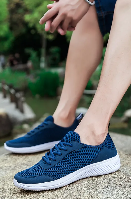 Men's Breathable Mesh Running Sneakers