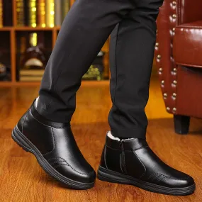 Men's Casual Warm Leather Boots