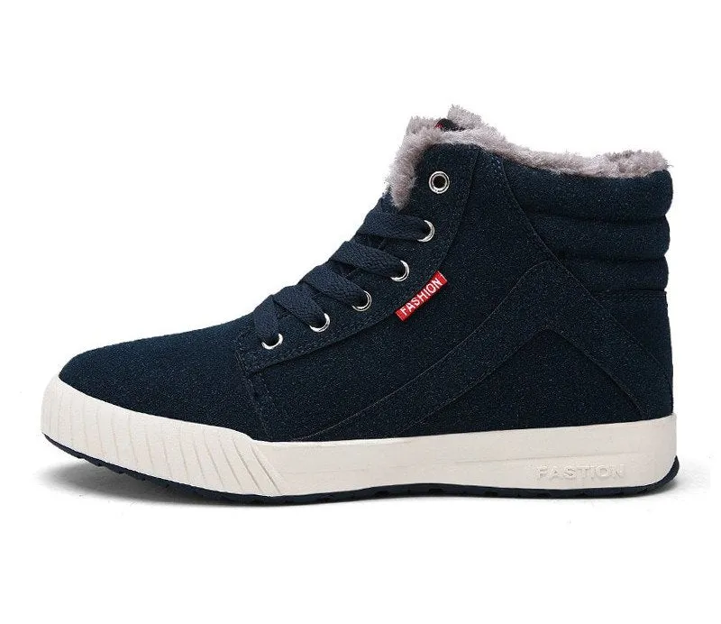 Men's Winter Casual Canvas Warm Shoes