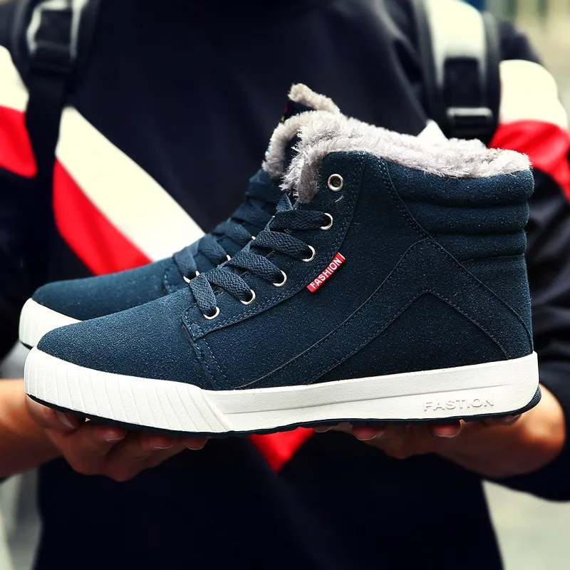 Men's Winter Casual Canvas Warm Shoes