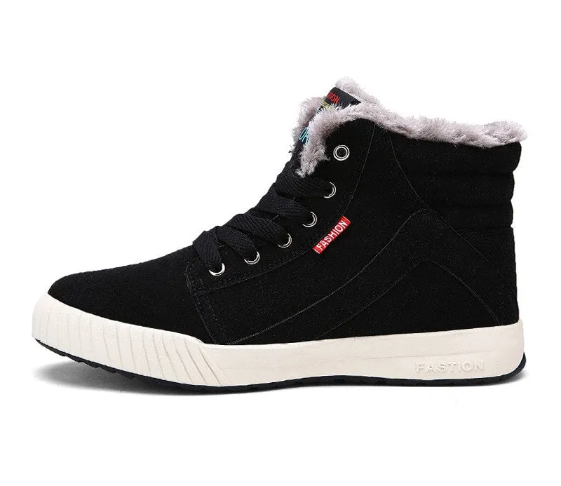 Men's Winter Casual Canvas Warm Shoes