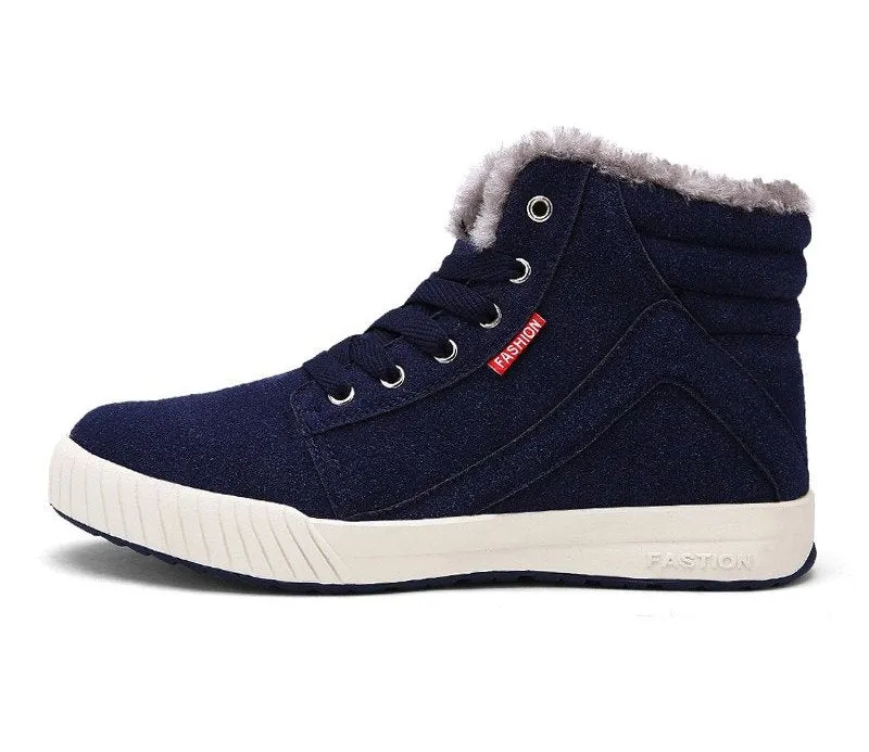 Men's Winter Casual Canvas Warm Shoes