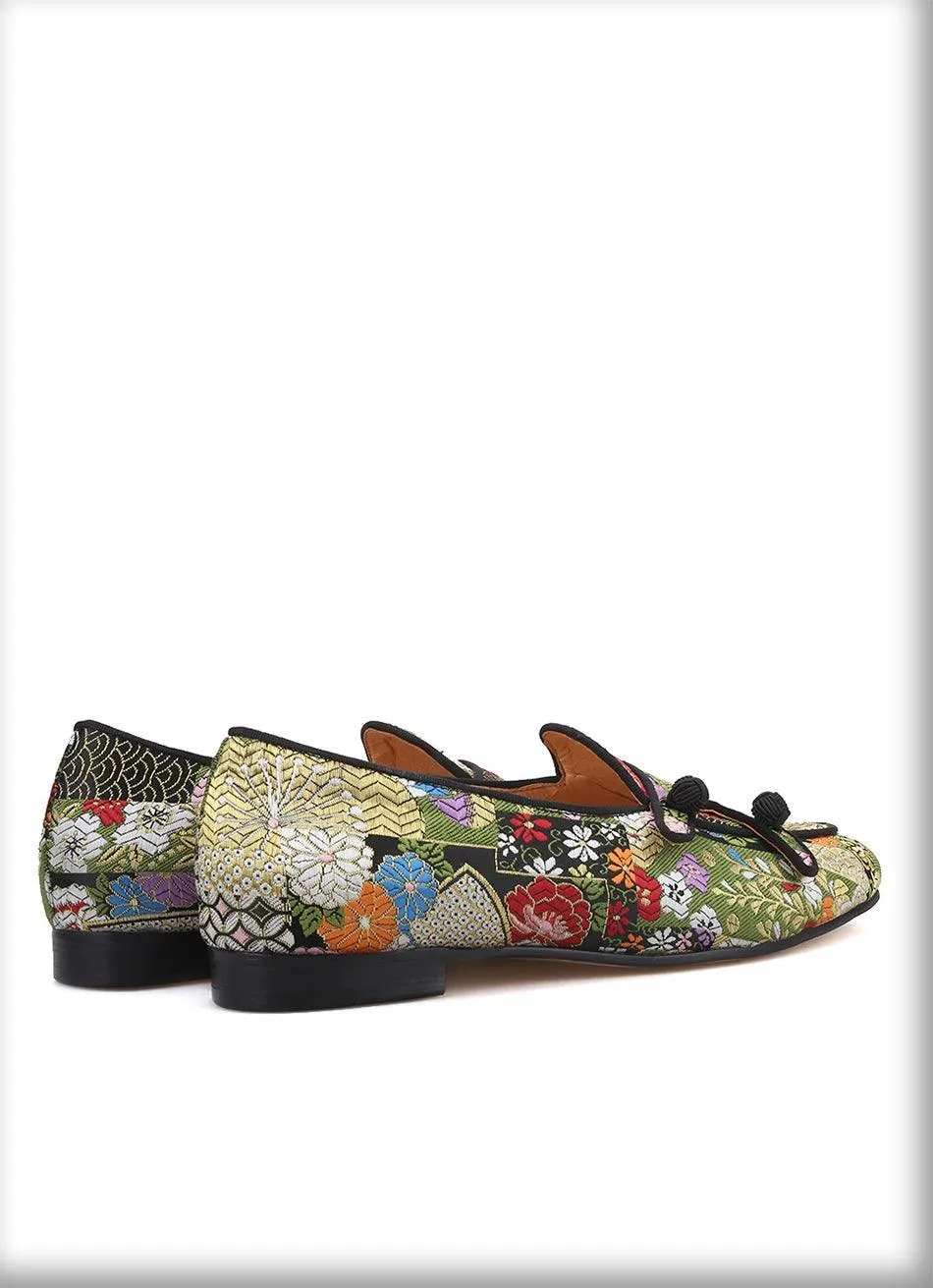 Multi Color Monk Strap Loafers - Men Shoes