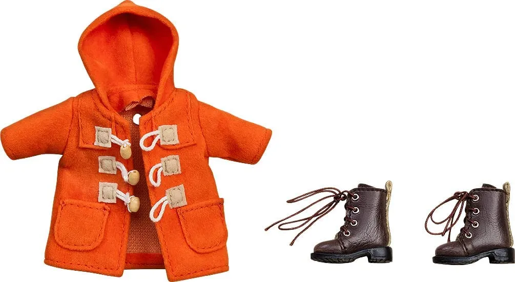 Nendoroid Doll Warm Clothing Set: Boots & Duffle Coat (Orange)