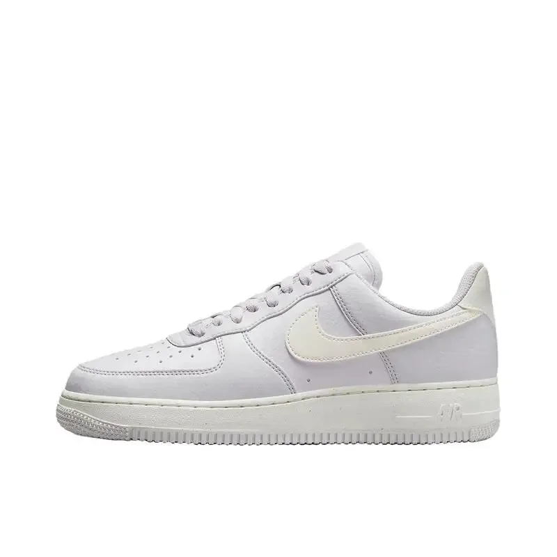 Nike Air Force 1 Low Men's and Women's Board Shoes Are Non Slip, Durable, Comfortable, Lightweight, Low Cut, Purple Yellow