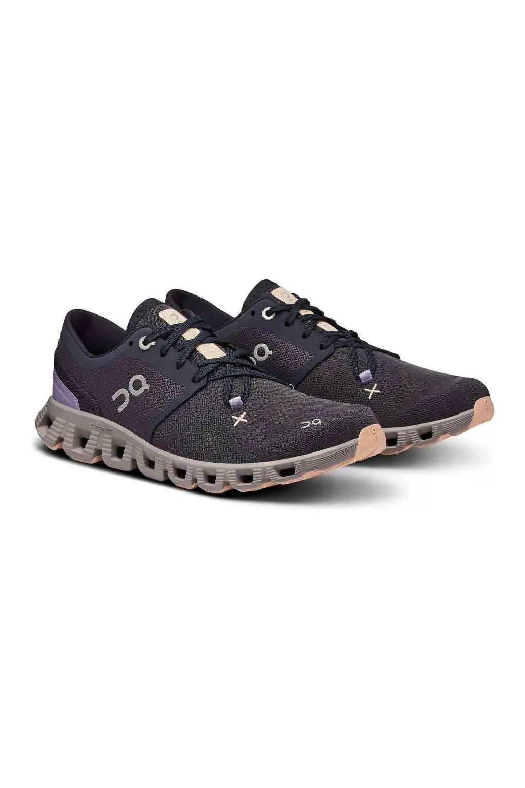 On Running Cloud X 3 Women's Performance Sneakers 60.98097 | Iron/Fade | Clearance Final Sale