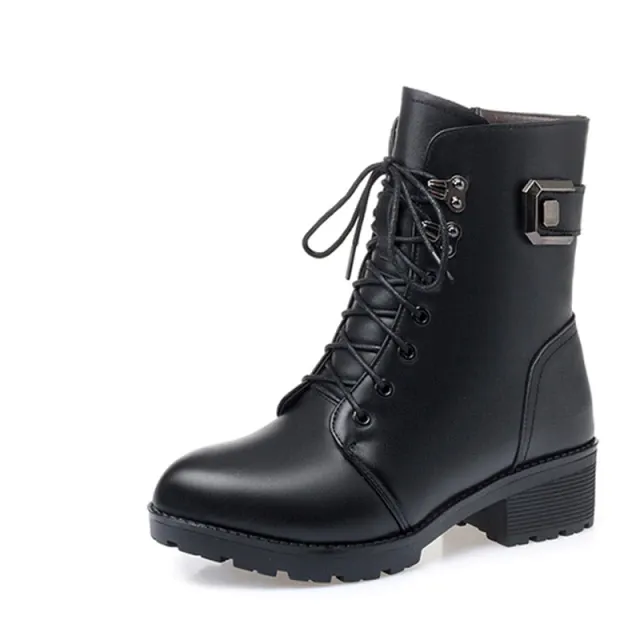 Otty Women's Warm Leather Boots