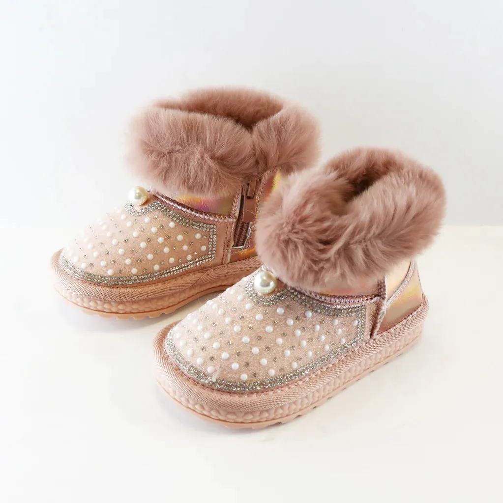 Pearl Furry Boot