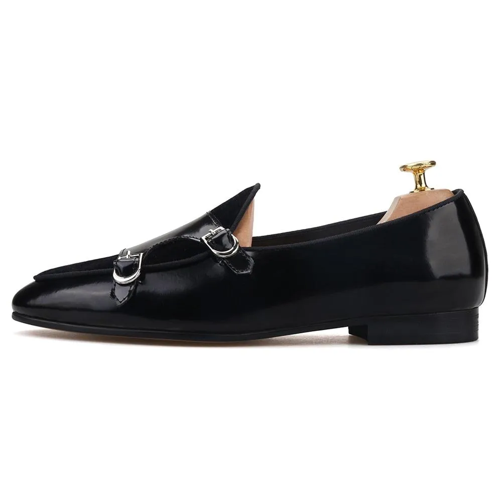 Polished Monk Strap Men Loafers - Men Shoes