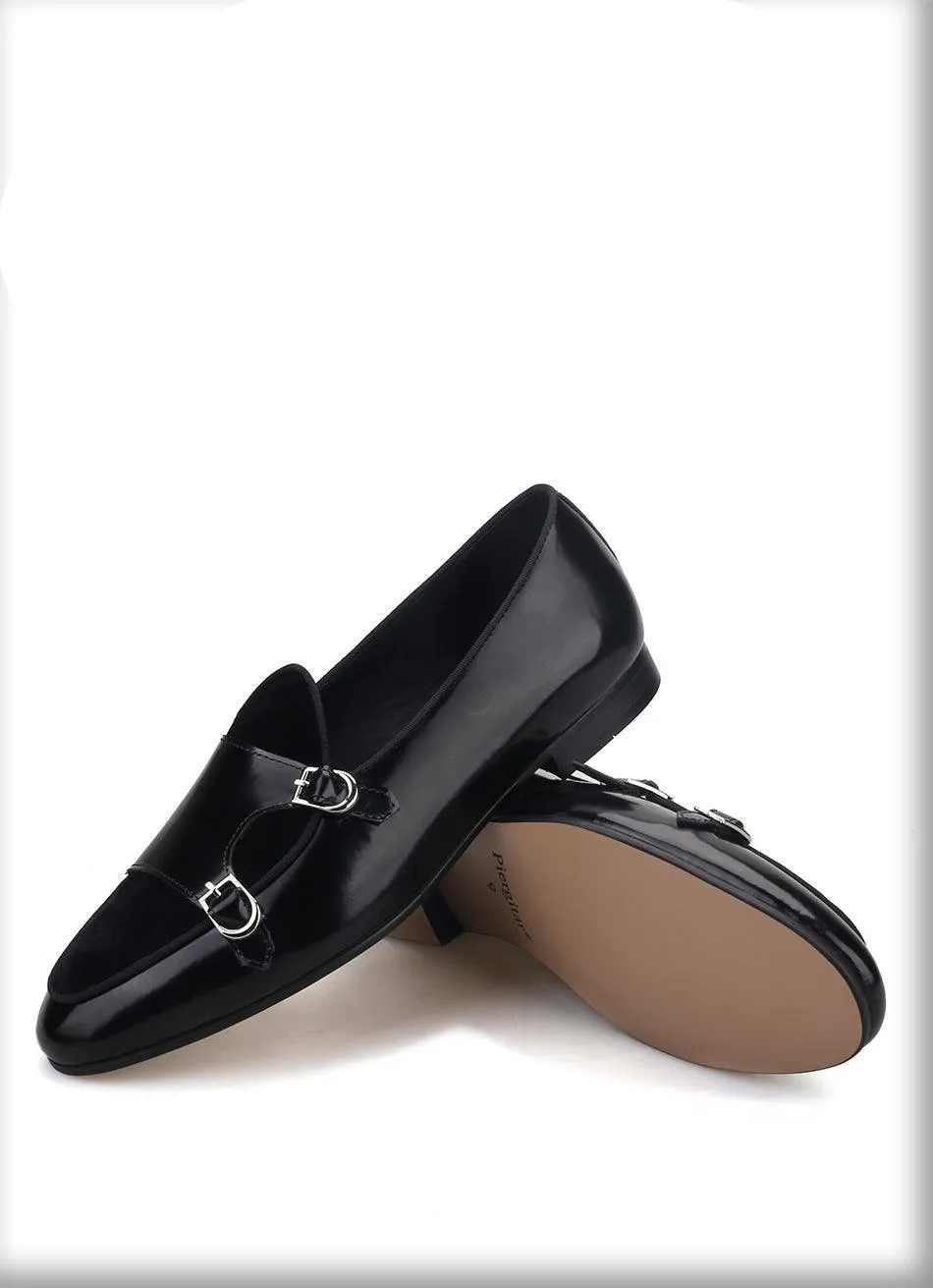 Polished Monk Strap Men Loafers - Men Shoes