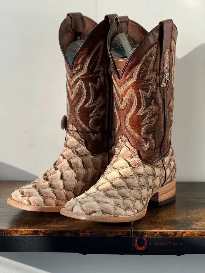 RANCHERS FISH BOOTS BIGBASS OATMEAL COGÑAC MEXICO BOOT