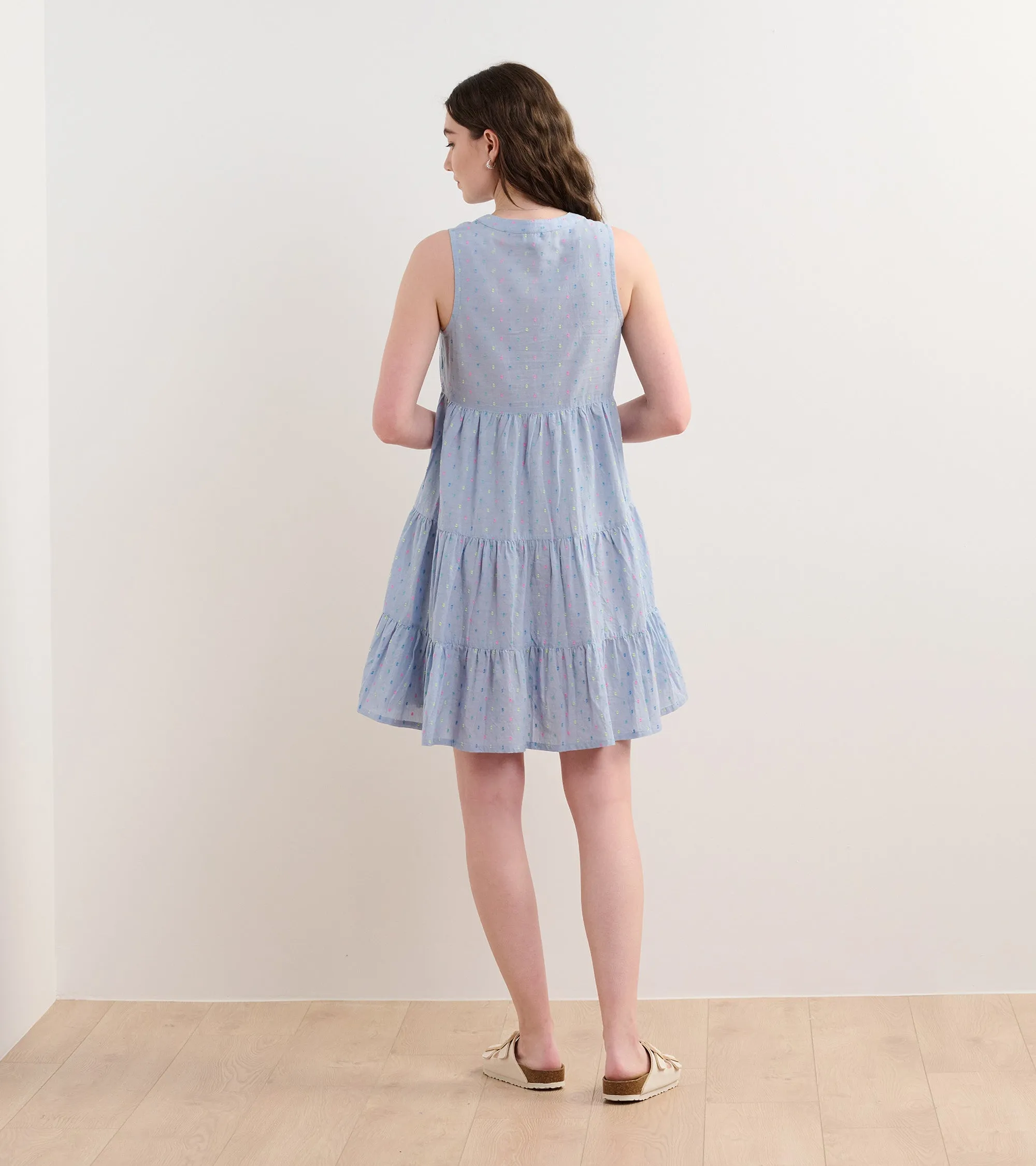 Savannah Dress - Bright Spot Chambray