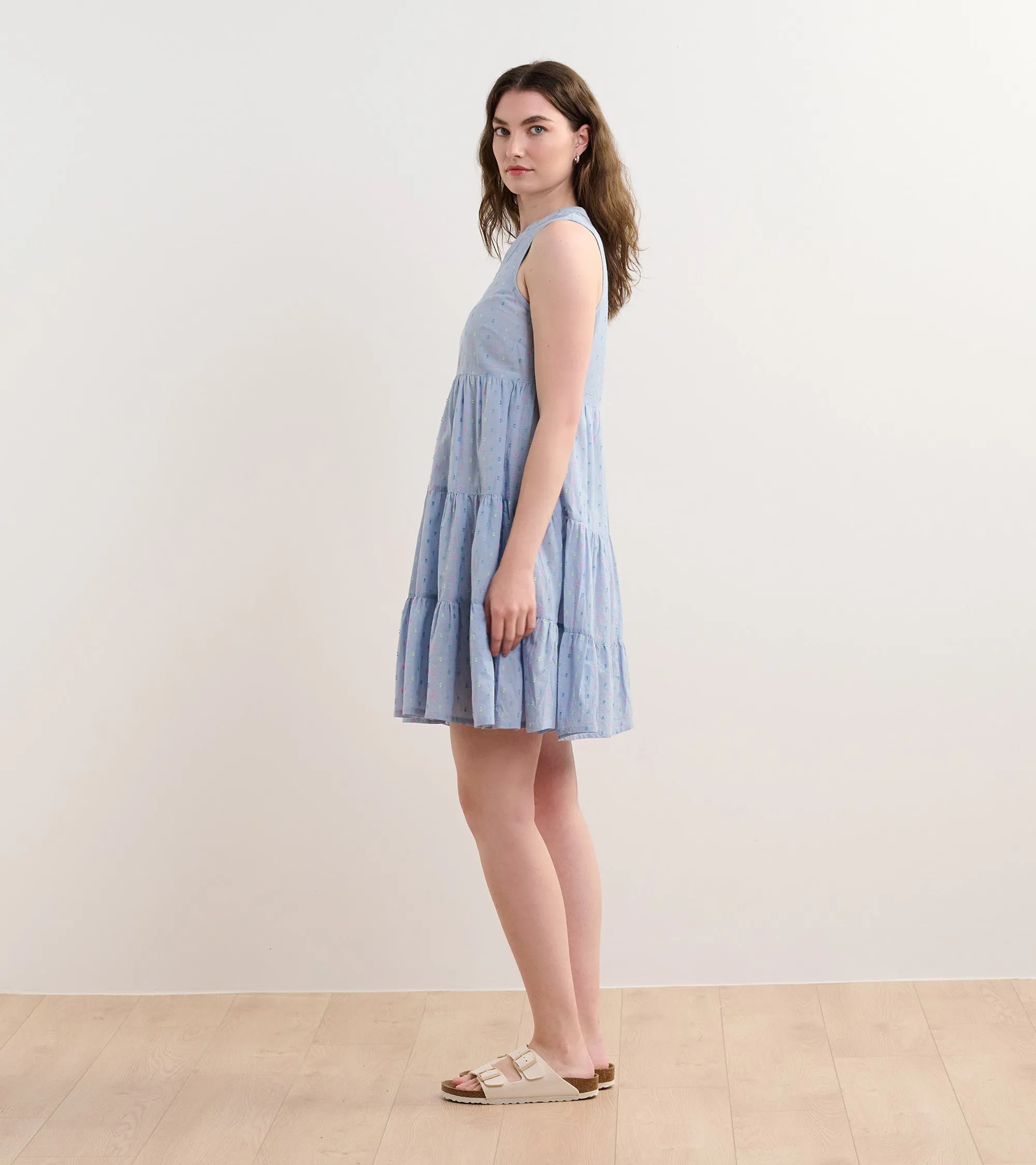 Savannah Dress - Bright Spot Chambray