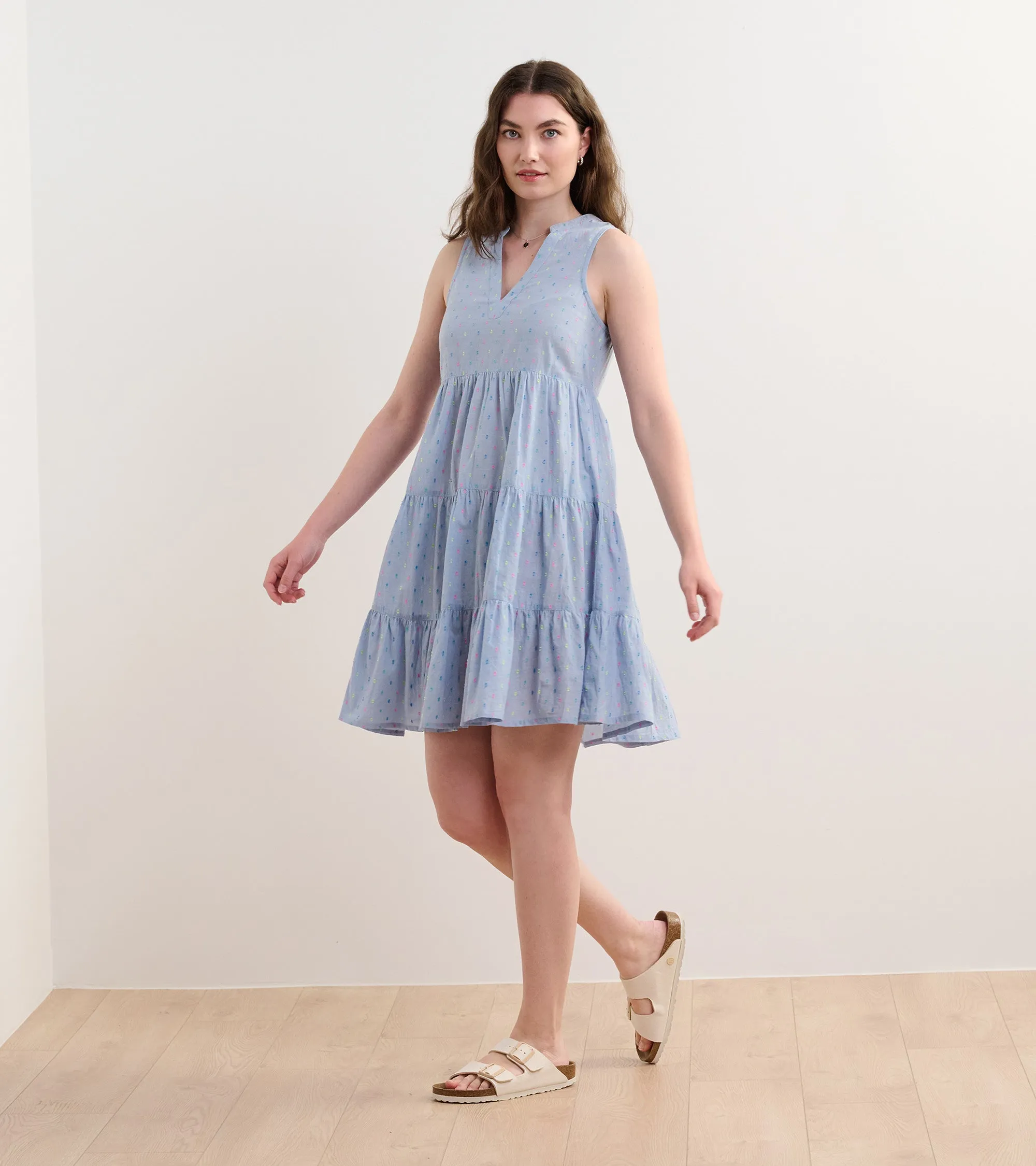 Savannah Dress - Bright Spot Chambray