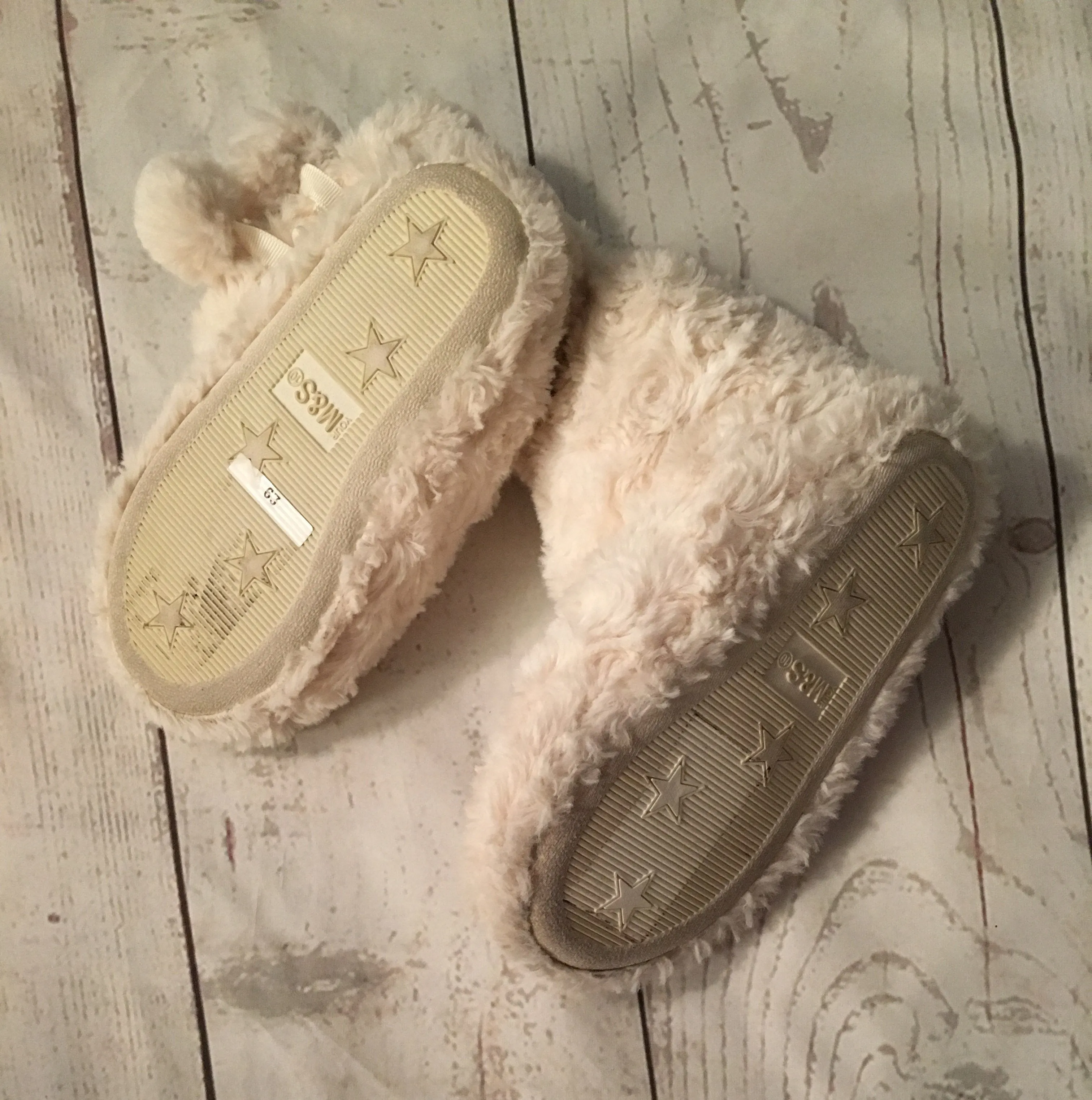 Size 10 Furry Slipper Boots