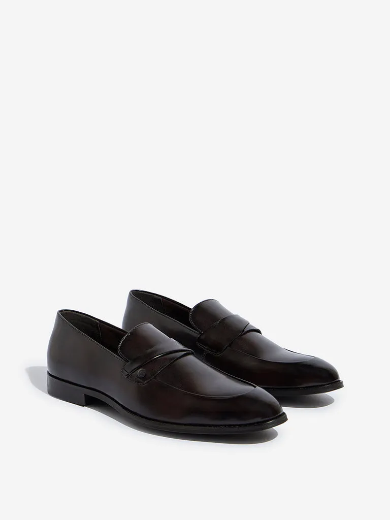 SOLEPLAY Brown Formal Leathers Penny Loafers