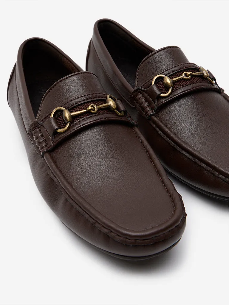 SOLEPLAY Dark Brown Penny Loafers