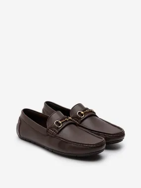 SOLEPLAY Dark Brown Penny Loafers