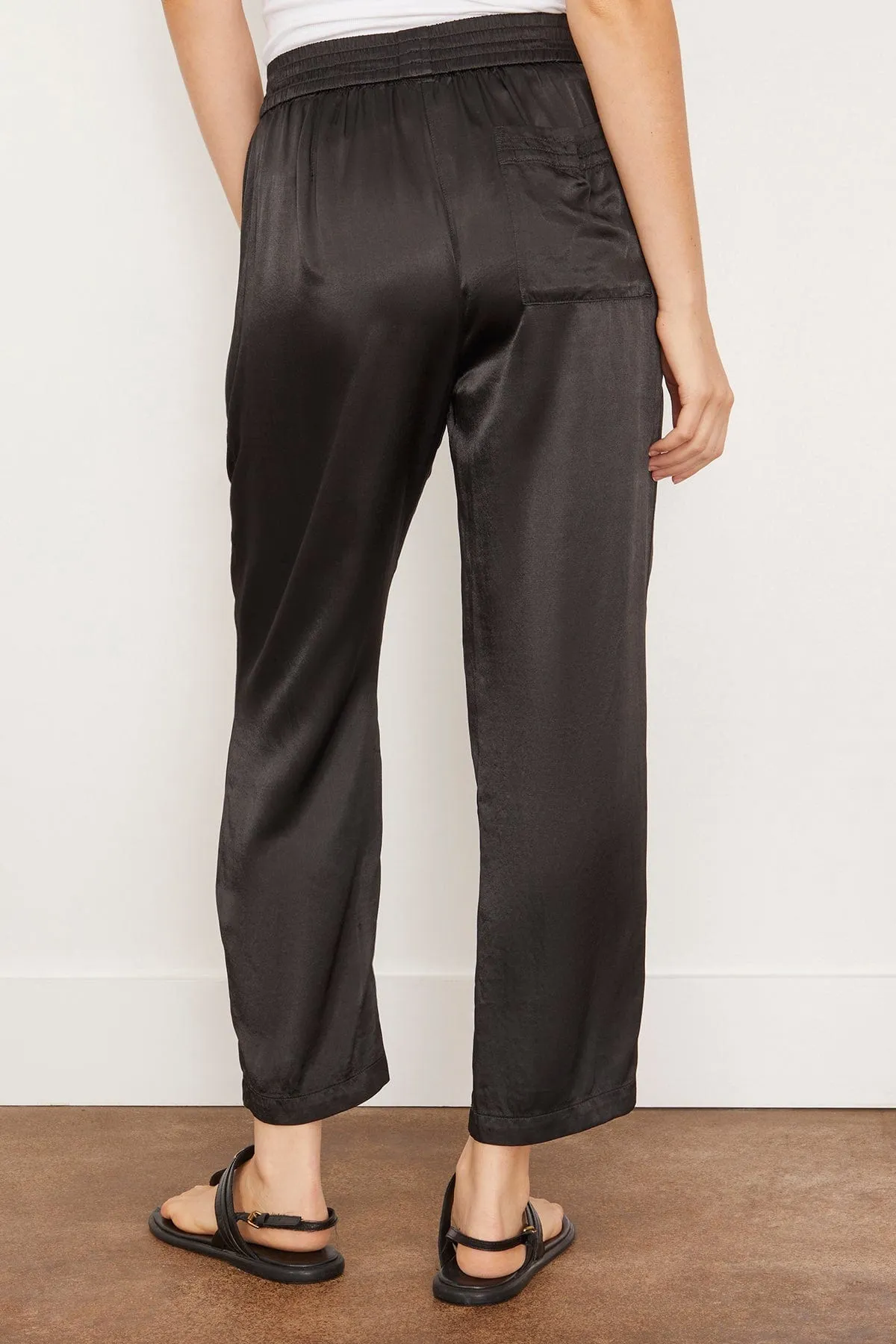 Trapunto Pant in Black