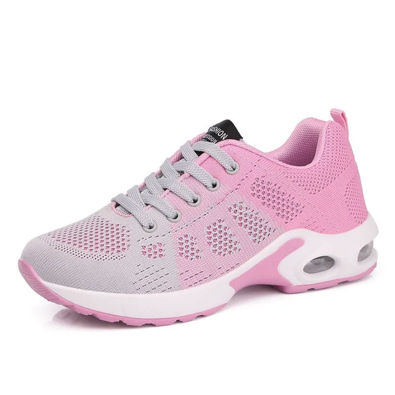 VIP Women Sneakers Outdoor Sports Breathable Mesh Comfort Air Cushion Running Shoes