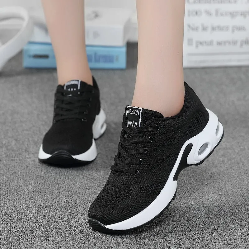 VIP Women Sneakers Outdoor Sports Breathable Mesh Comfort Air Cushion Running Shoes