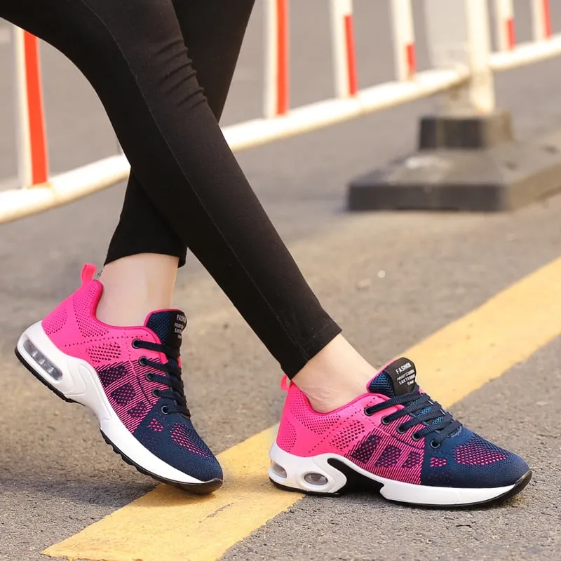 VIP Women Sneakers Outdoor Sports Breathable Mesh Comfort Air Cushion Running Shoes