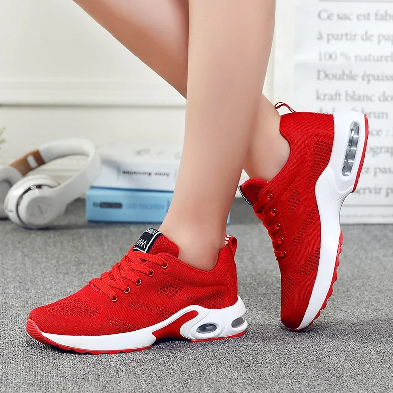 VIP Women Sneakers Outdoor Sports Breathable Mesh Comfort Air Cushion Running Shoes