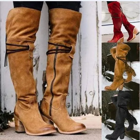 Warm Boots Over The Knee