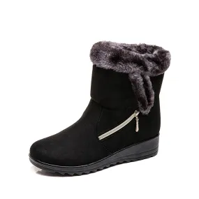 Warm Fur Ankle Boots