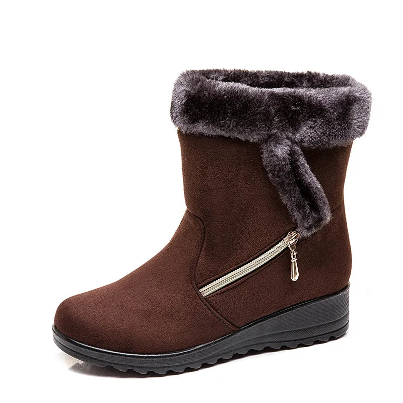 Warm Fur Ankle Boots