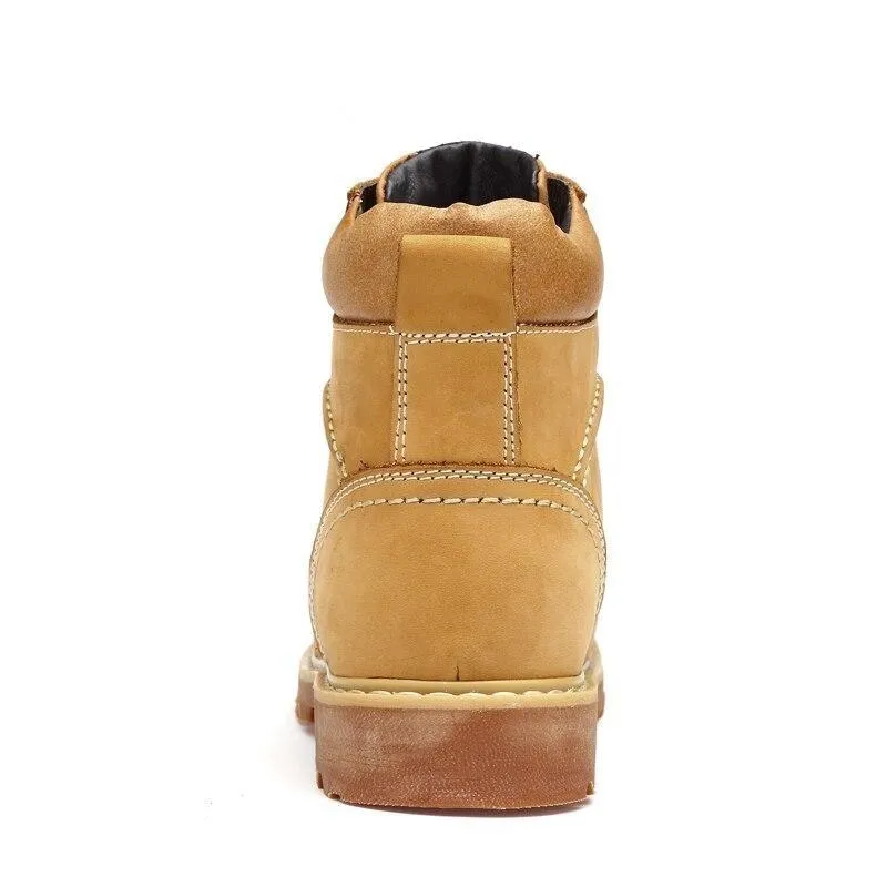 West Louis™ Warm Genuine Leather Winter Ankle Boots